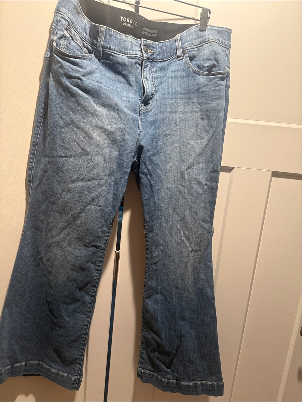 torrid Light Blue Flared Jeans